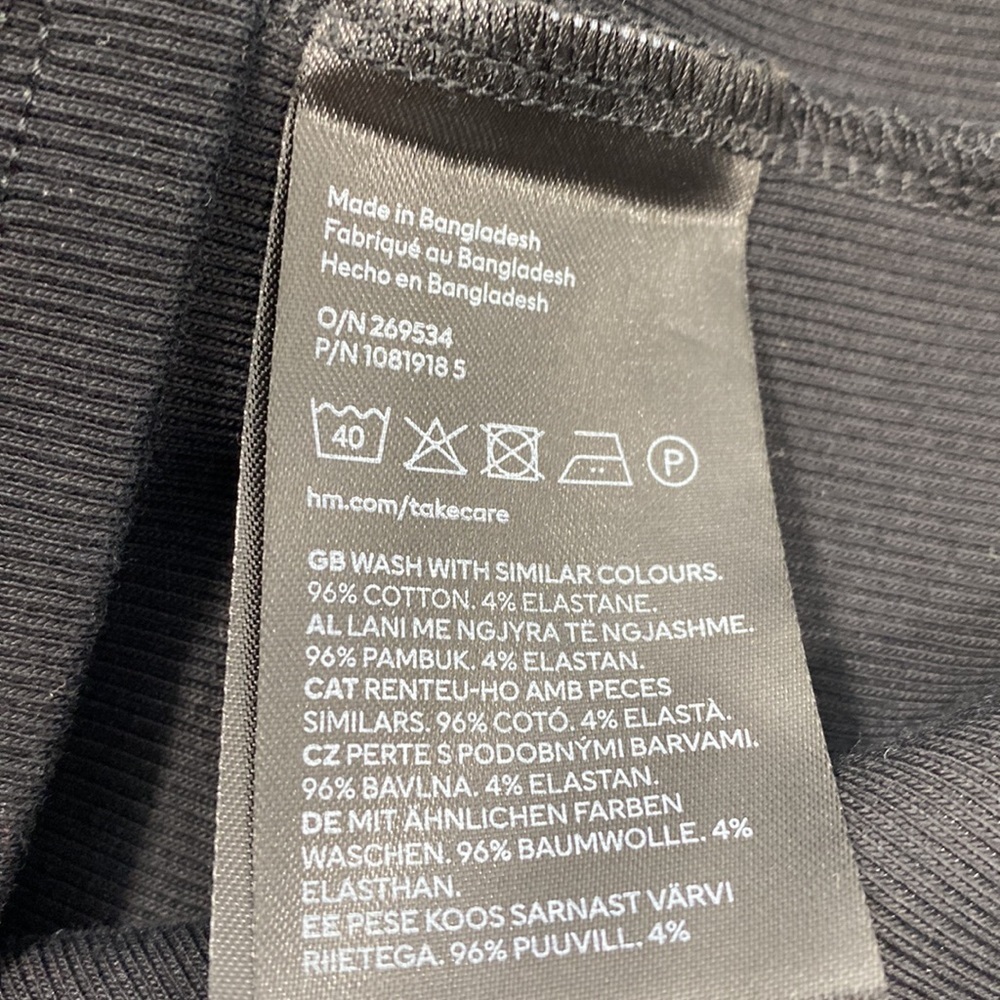 H&M sleeveless stretchy ribbed mini dress - Picture 6 of 8